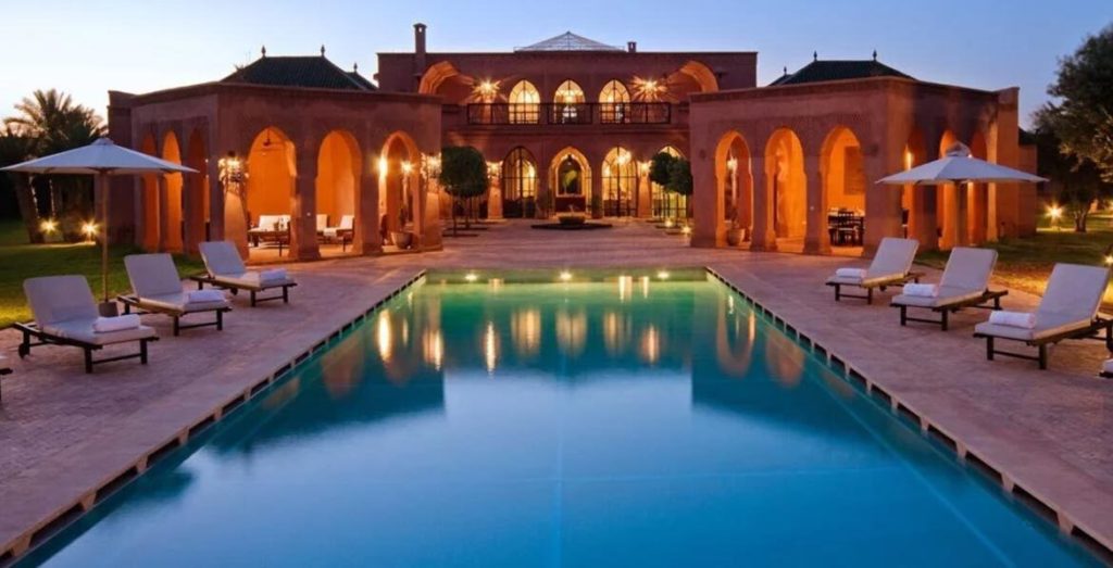 Tourists are served by Morocco's luxuries