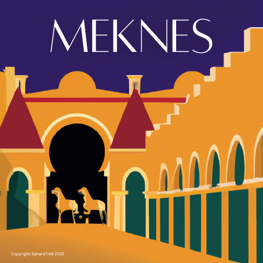 Meknes Travel Poster