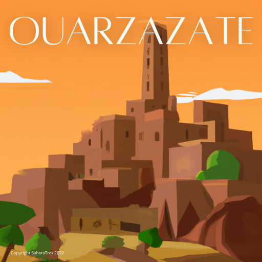 Ouarzazate Travel Poster