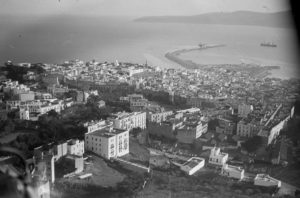 Aerial view of Tangier in 1932