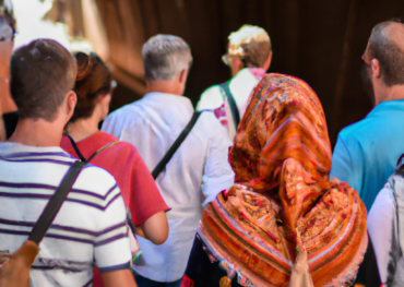 Tourists in Morocco on SaharaTrek Tour